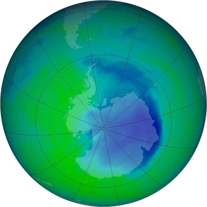 Ozone Map 1993-11-29